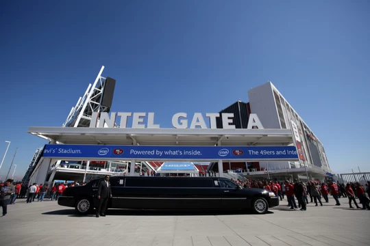 Limo Outside Levi's Stadium